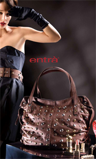 Entr fashion accessories is the main brand of the Italian manufacturing industry: New York srl based in Bologna Italy. The Entr collection offers a complete range of Made in Italy fashion accessories mainly Fashion Handbags using the best leather and Italian fabrics of the market, the Entr collection offers also some jewelry accessories, fashion men and women wallets, hats and other Made in Italy fashion accessories