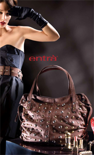 Entrà fashion accessories is the main brand of the Italian manufacturing industry: New York srl based in Bologna Italy. The Entrà collection offers a complete range of Made in Italy fashion accessories mainly Fashion Handbags using the best leather and Italian fabrics of the market, the Entrà collection offers also some jewelry accessories, fashion men and women wallets, hats and other Made in Italy fashion accessories