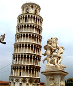 Tower of Pisa in Pisa Toscana - Visit Italy in Europe any week of the year and discover our old tradition, capabilities, art, culture, fun anywhere you wil visit... for your summer vacations, winter sky tourism, spring in our lands, food tours, wine experience... we will give you the right suggestion to enjoy Rome, Forence, Lecce, Napoli, Palermo, Urbino, Pisa, Venezia, Sorrento, Capri...