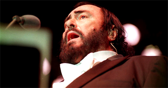 Luciano Pavarotti in 1972 he starred in a commercial film, Yes, Giorgio. His solo album of Neapolitan songs, "O Sole Mio," outsold any other record by a classical singer. Throughout the 1980s Pavarotti strengthened his status as opera world's leading figures. Televised performances of Pavarotti in many of his greatest and favorite roles not only helped him maintain his status, but to broaden his Italian tenor appeal.